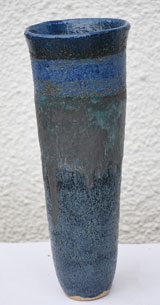 Tall Blue Pot